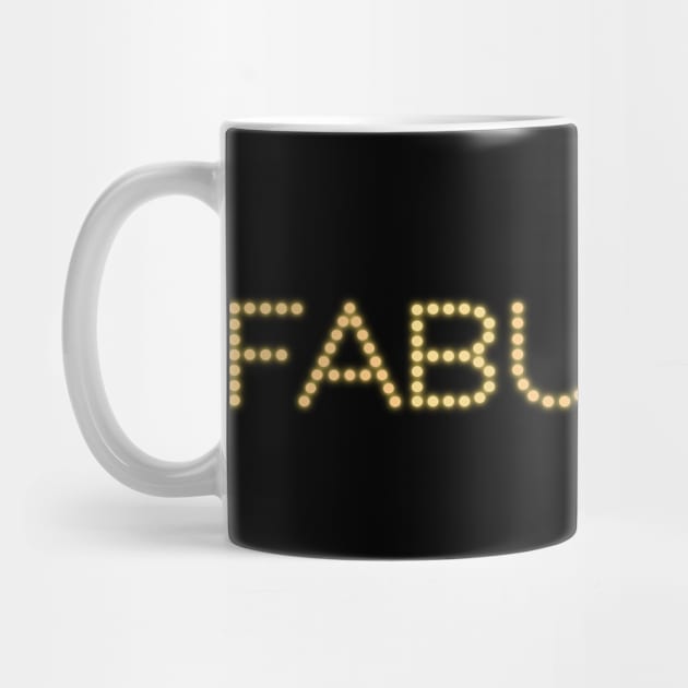 I'm fabulous, you're fabulous - FABULOUS (bright yellow with glow effect) by Ofeefee